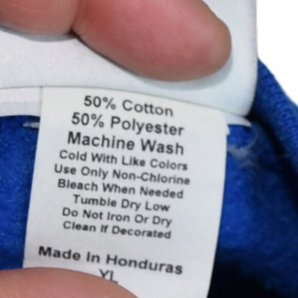 SeaWorld Dolphin Crewneck Sweater Kids Large Blue - Picture 7 of 7